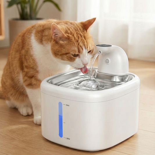 Fontaine Inox Smart : Sans fil et détection de mouvement