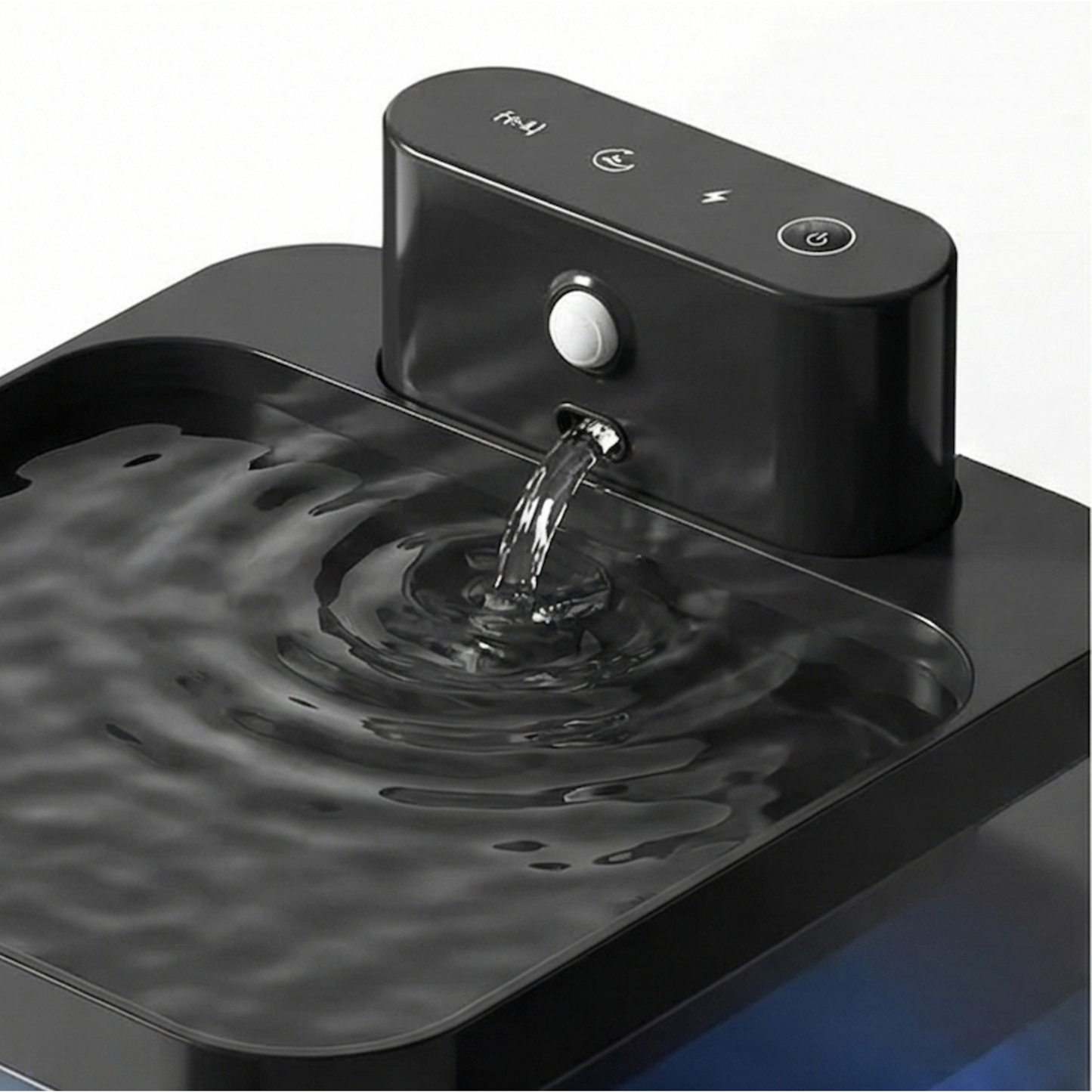 Fontaine zen : ultra silencieuse sans fil pour chats sensibles