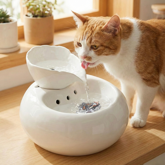 Fontaine Céramique : Pureté naturelle & hygiène optimale